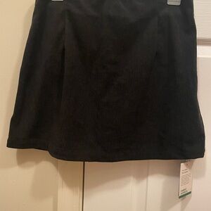 HALARA Black A-Line Mini Skirt Work